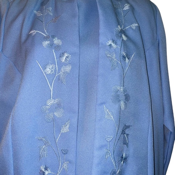 Anthony Richards Women’s Blue Sheath Dress With Matching Jacket Sz 20W Vtg - Picture 2 of 6